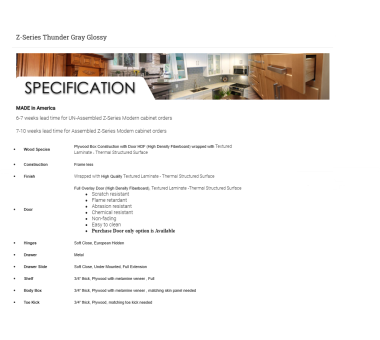 Z-Series Thunder Gray Glossy